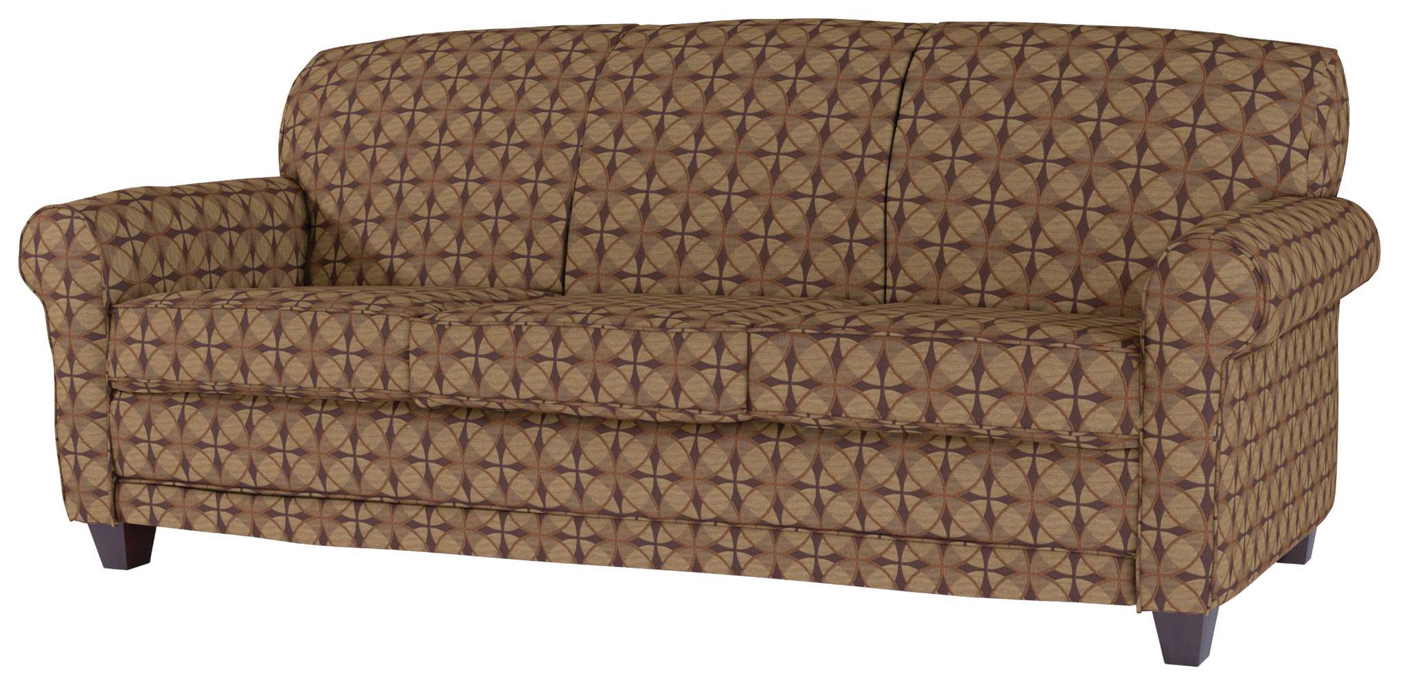 Quick Ship Elkhart Apartment Sized Sofa In Crypton Fabric Maxwell Tap To Expand