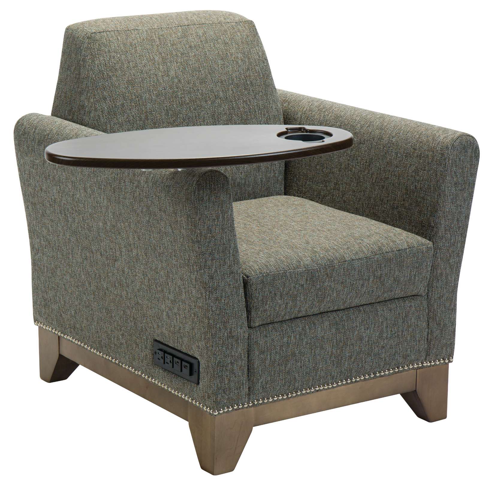 Ashville Lounge Chair With Power Outlets Maxwell Thomas